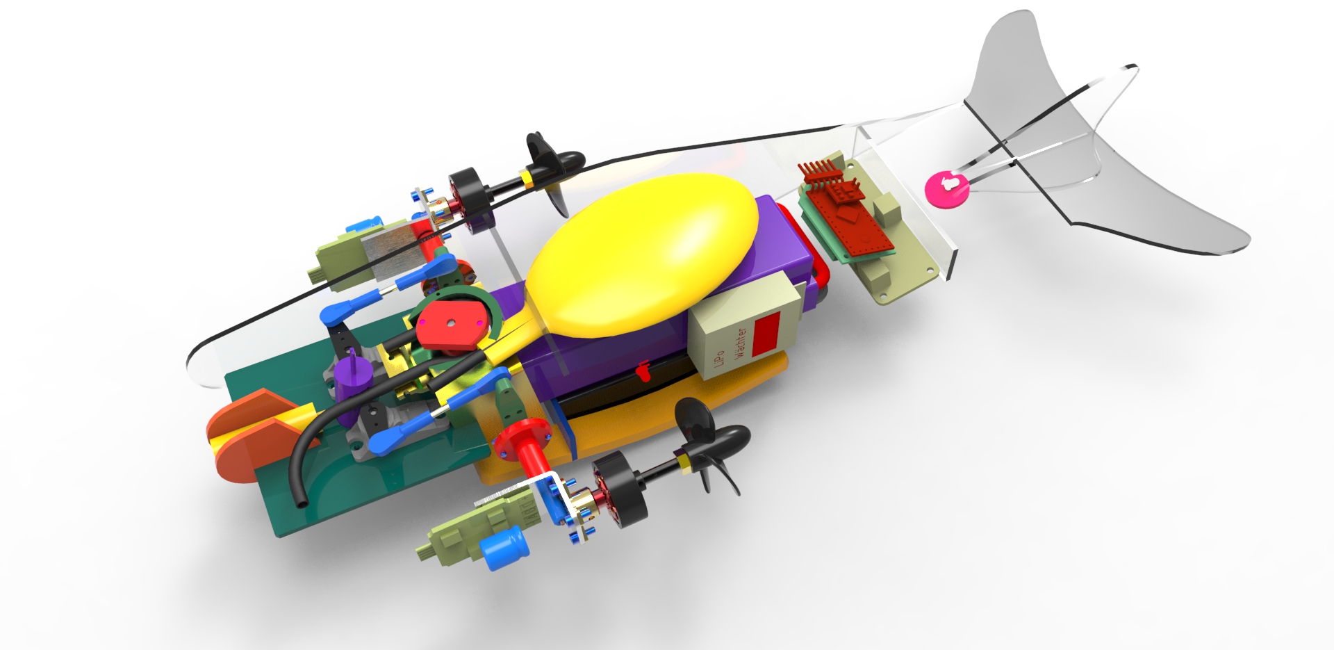 自制ROV遥控潜水艇gamma